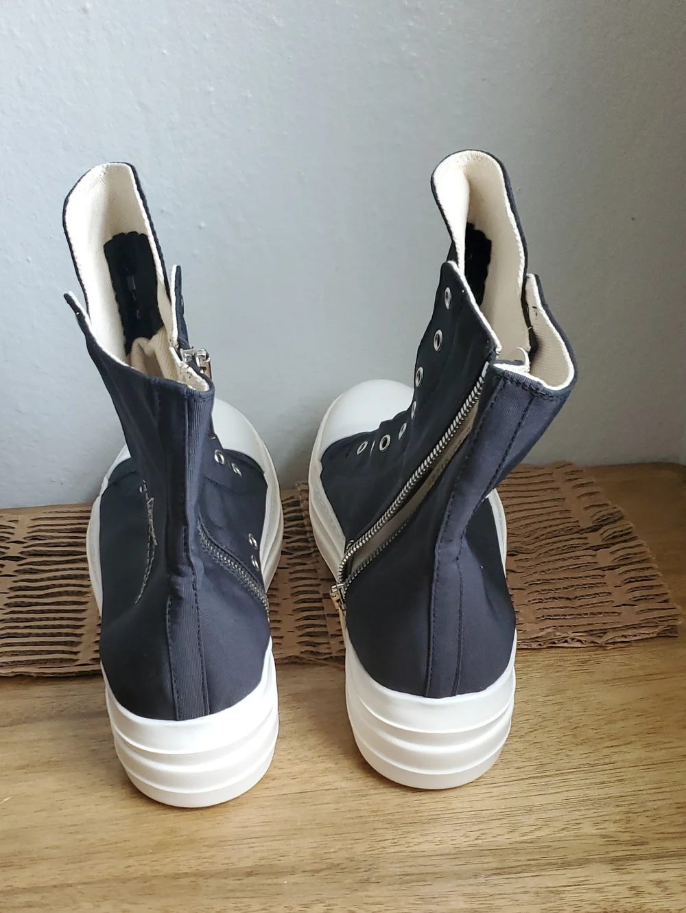 Rick Owen DRKSHDW Pentagram Hi Mens 10 Or 43
